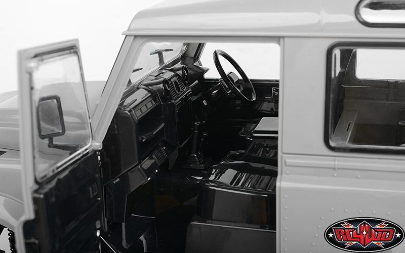 ชุดแต่งบอดี้แข็ง Z-B0231 : RC4WD 2015 Land Rover Defender D90 แผงคอนโซลหน้าปัดและคิ้วขอบกระจก - Image 2