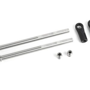 ชุดลิงค์ BRLC70229-2XL: Boom Racing ลิงก์ล่างหลังแบบปรับความยาวได้ สแตนเลส 82 มม. สำหรับ BRX01 AWB ราง 2XL ระยะฐานล้อ 305–325 มม. (2 ชิ้น)