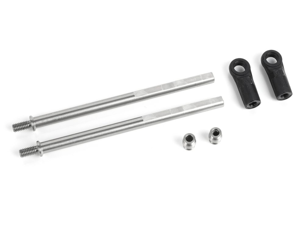 ชุดลิงค์ BRLC70229-2XL: Boom Racing ลิงก์ล่างหลังแบบปรับความยาวได้ สแตนเลส 82 มม. สำหรับ BRX01 AWB ราง 2XL ระยะฐานล้อ 305–325 มม. (2 ชิ้น)