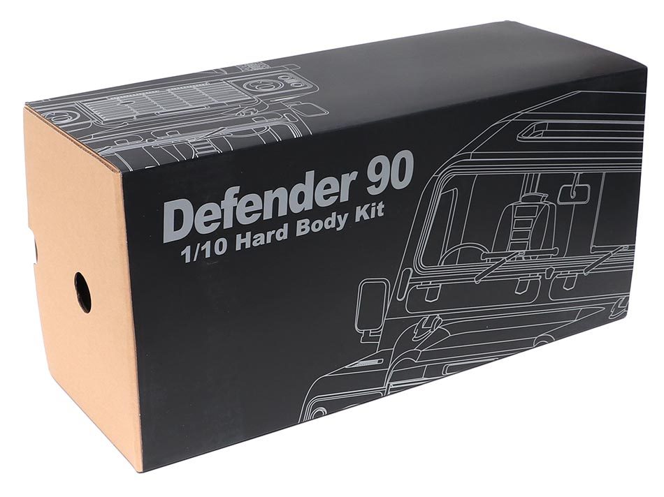 บอดี้แข็ง TRC/LR001 : Team Raffee Co.**บอดี้พลาสติกแข็ง Defender D90 สเกล 1/10 พร้อมภายใน (ชุด DIY)** - Image 6