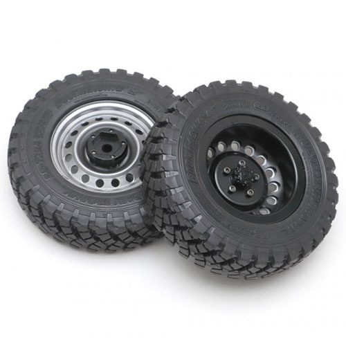 ล้อ1.9 BRW780920RGM : Boom Racing 1.9"ล้อเหล็กบีดล็อก 1.9 นิ้ว หน้าแคบ ลาย 16 รู สำหรับเพลาหลัง (ชุด 2 วง) สีเทาเข้ม - Image 3