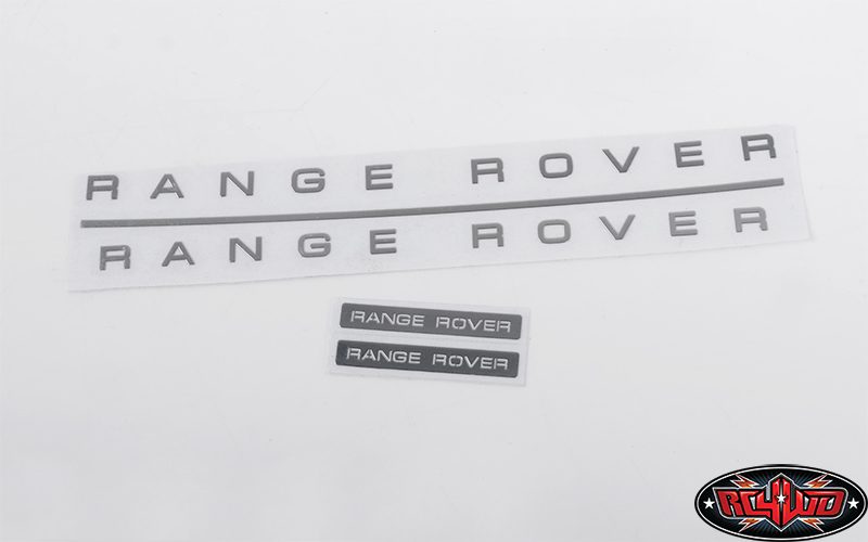 โลโก้ VVV-C0650 : CCHAND ชุดโลโก้โลหะ สำหรับตัวถัง JS Scale Range Rover Classic ขนาด 1/10** - Image 3