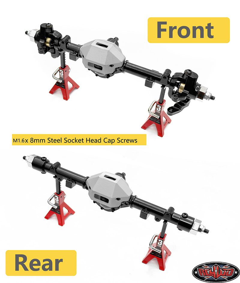 อะไหล่คาน VVV-C1514 : CC HAND การ์ดป้องกันดิฟ Oxer สำหรับเพลา RC4WD K44 - Image 4