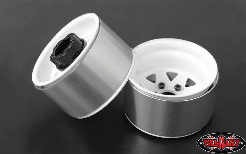 ล้อ1.9 Z-W0242 : RC4WD ล้อบีดล็อกเหล็กปั๊ม 1.9 นิ้ว ทรง Wagon แบบ กระทะลึก 5 รู (สีขาว) - Image 4