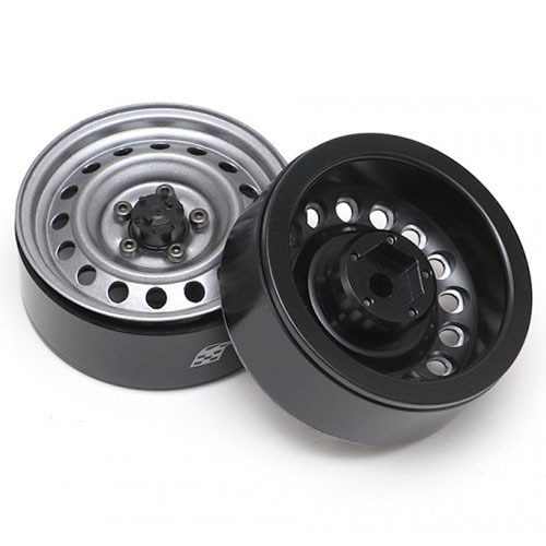 ล้อ1.9 BRW780920RGM : Boom Racing 1.9"ล้อเหล็กบีดล็อก 1.9 นิ้ว หน้าแคบ ลาย 16 รู สำหรับเพลาหลัง (ชุด 2 วง) สีเทาเข้ม - Image 4