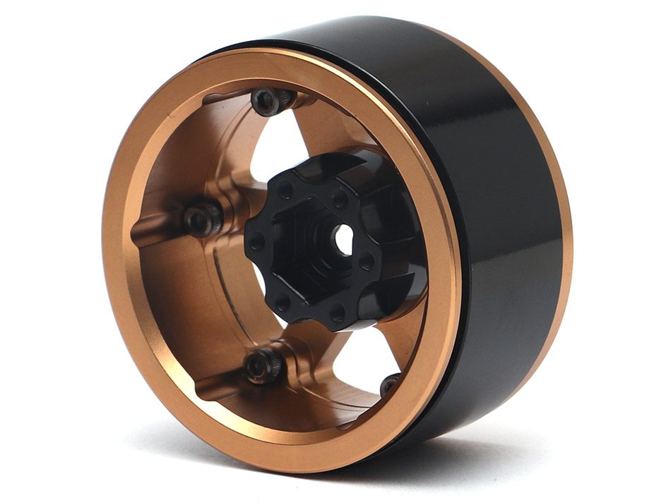 ล้อ 1.9 BRW780912BZ : Boom Racing TE37X KRAIT™ ล้ออะลูมิเนียมบีดล็อก ขนาด 1.9 นิ้ว พร้อมดุมล้อ XT606 (ชุด 4 ล้อ) สีบรอนซ์ - Image 2