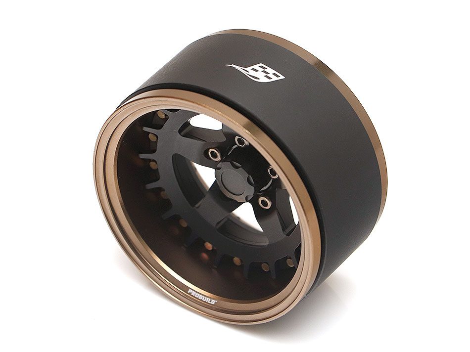 ล้อ1.9 BRPB019BZMBK : Boom Racing ProBuild™ ขนาด 1.9 นิ้ว รุ่น SS5 แบบปรับออฟเซ็ตได้ (ชุด 2 วง) - Image 2