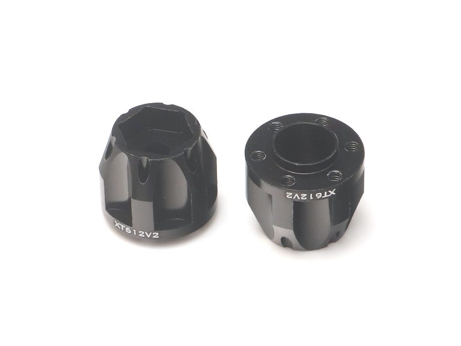 ดุมล้อ BRXT612V2 : Boom Racing อะแดปเตอร์ดุมล้ออะลูมิเนียม โปรบิลด์ รุ่น เอ็กซ์ทีหกหนึ่งสอง รุ่นที่สอง (สำหรับล้อขนาด 1.9 และ 2.2) - Image 2