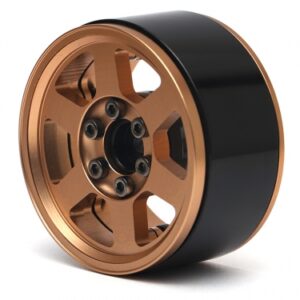 ล้อ 1.9 BRW780912BZ : Boom Racing TE37X KRAIT™ ล้ออะลูมิเนียมบีดล็อก ขนาด 1.9 นิ้ว พร้อมดุมล้อ XT606 (ชุด 4 ล้อ) สีบรอนซ์