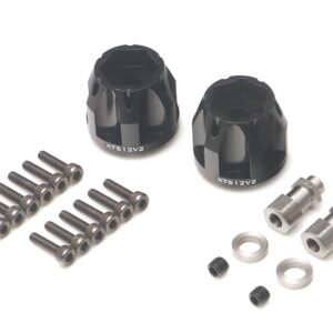 ดุมล้อ BRXT612V2 :  Boom Racing ProBuild™ XT612 V2 6-Lug Aluminum 12mm Wheel Hub Adapters 12MM Offset (2)