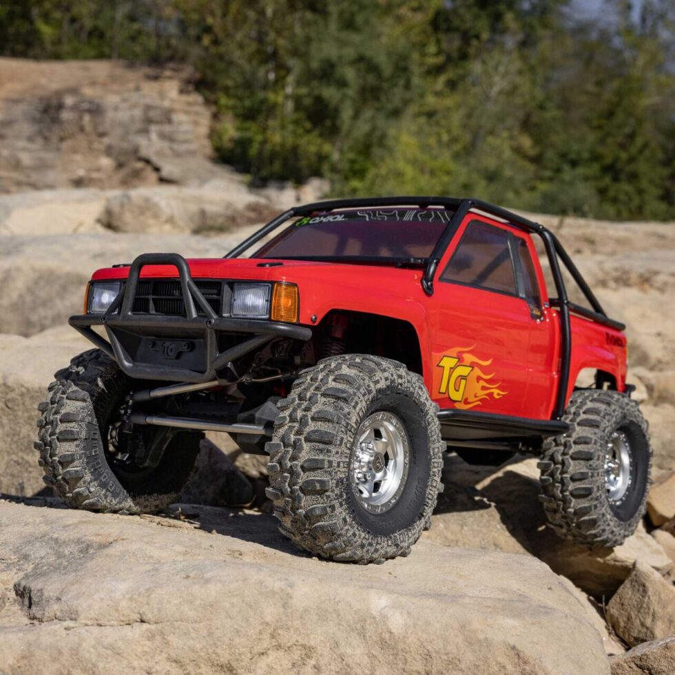 รถสเกลพร้อมเล่น AXI-2062T2 : AXIAL รถสเกล 1/10 SCX10 III 1987 Toyota SR5 4x4 RTR (มอเตอร์ Brushed) สีแดง - Image 7