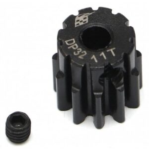 พีเนียน BRPG3211-3 :  Boom Racing  เฟืองมอเตอร์เหล็ก 32P 11 ฟัน แกน 3.175 มม. (1 ชิ้น)