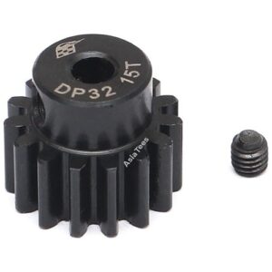 พีเนียน BRPG3215-3 : Boom Racing เฟืองมอเตอร์เหล็ก 32P 15 ฟัน แกน 3.175 มม.