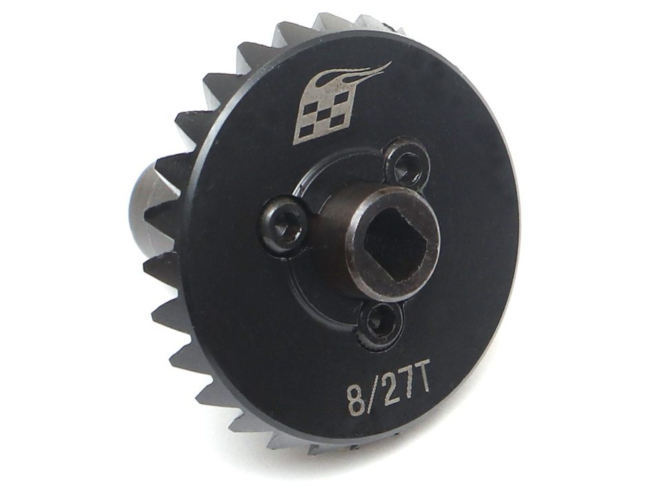 อะไหล่คาน BR955029 : Boom Racingชุดเฟืองคาน AR44 อัตราทดโอเวอร์ไดรฟ์ 27/8T พร้อมดิฟล็อกเสริมความแข็งแรง สำหรับ AR44 - Image 2