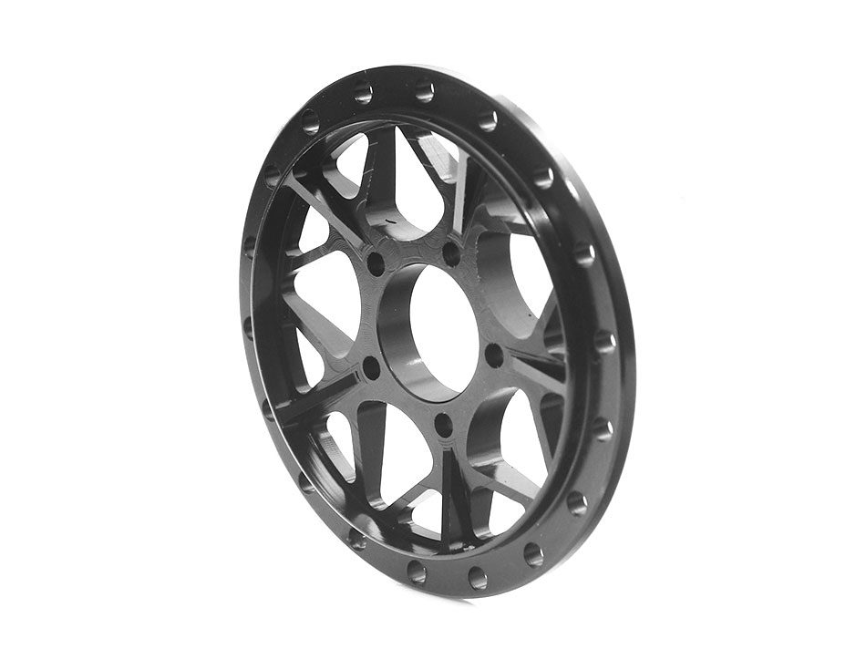 ล้อ1.9 BRPB020BKBK : Boom Racing ProBuild™ 1.9" ล้ออลูมิเนียม Beadlock แบบปรับออฟเซ็ตได้ LGB สีดำ/ดำ (2 วง) - Image 6