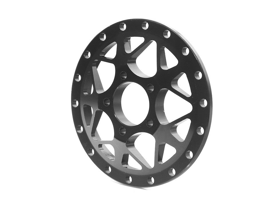 ล้อ1.9 BRPB020BKBK : Boom Racing ProBuild™ 1.9" ล้ออลูมิเนียม Beadlock แบบปรับออฟเซ็ตได้ LGB สีดำ/ดำ (2 วง) - Image 7