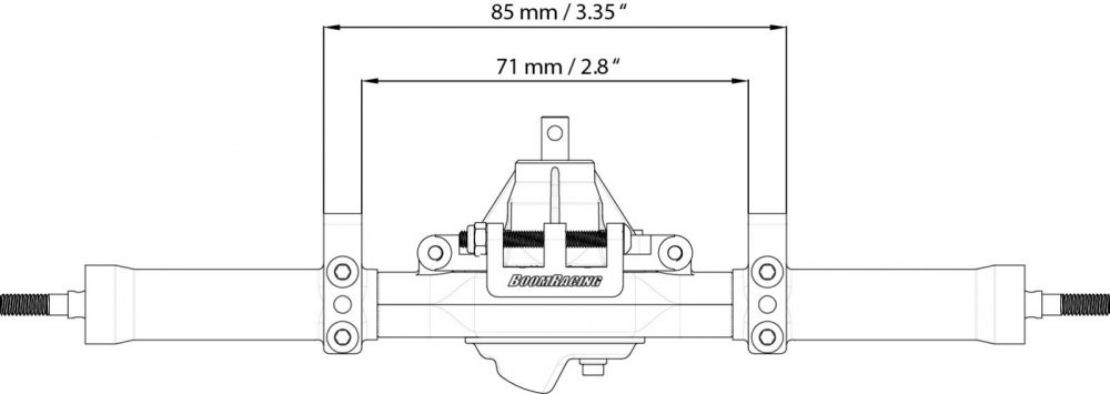 คาน BRD8023 : Boom Racing คานหลัง BRX80 Scale PHAT Axle Set ประกอบสำเร็จ - Image 7