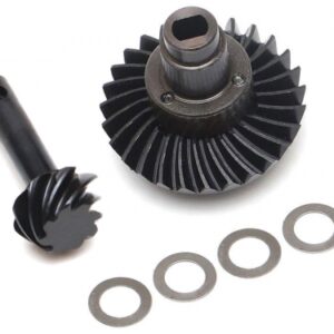 อะไหล่คาน BR955029 : Boom Racing Heavy Duty Keyed Bevel Helical Overdrive Gear 27/8T + Differential Locker Set for BRX70/BRX80/BRX90 PHAT™ & AR44/45/Capra Axles for Axial SCX10 II