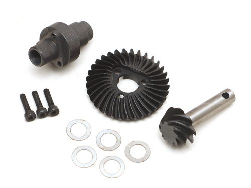 อะไหล่คาน BR955042 : Boom Racing Heavy Duty Keyed Bevel Helical Underdrive Gear 33/8T + Differential Locker Set for BRX70/BRX80/BRX90 PHAT™ & AR44/45/Capra Axles