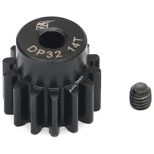 พีเนียน BRPG3214-3 : Boom Racing เฟืองมอเตอร์เหล็ก 32P 14 ฟัน แกน 3.175 มม.
