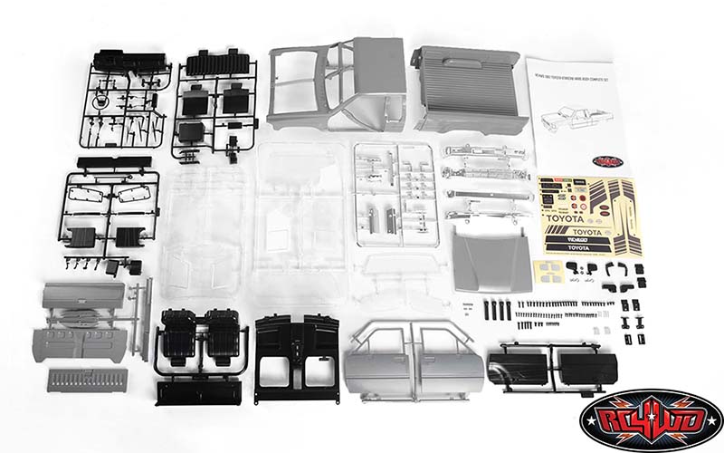 บอดี้แข็ง Z-B0216 : RC4WD 1987 Toyota XtraCab บอดี้แข็งครบชุด - Image 8