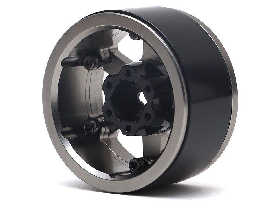 ล้อ 1.9 BRW780912GM : Boom Racing ล้ออะลูมิเนียม TE37X KRAIT Beadlock 1.9 นิ้ว สีเทาเข้ม (Gun Metal) - Image 2