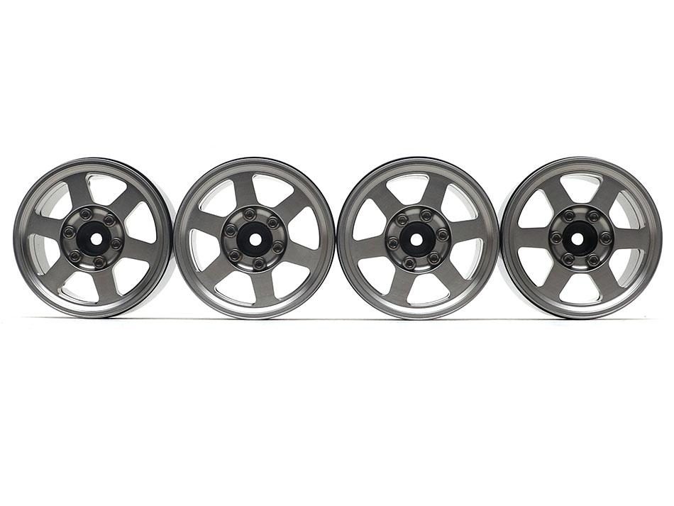 ล้อ 1.9 BRW780912GM : Boom Racing ล้ออะลูมิเนียม TE37X KRAIT Beadlock 1.9 นิ้ว สีเทาเข้ม (Gun Metal) - Image 3
