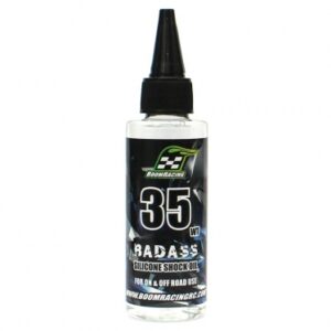 น้ำมันโช๊ค BRSHK035 : Boom Racing น้ำมันโช้กซิลิโคน BADASS 35wt ขนาด 60 มล.