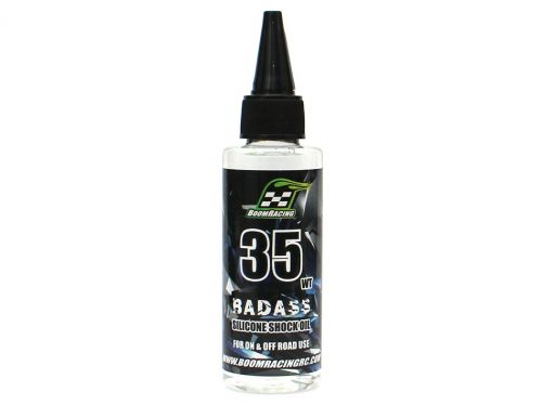 น้ำมันโช๊ค BRSHK035 : Boom Racing น้ำมันโช้กซิลิโคน BADASS 35wt ขนาด 60 มล.