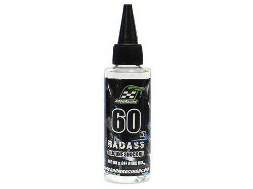น้ำมันโช๊ค BRSHK060 : Boom Racing น้ำมันโช้กซิลิโคน BADASS 60wt ขนาด 60 มล.