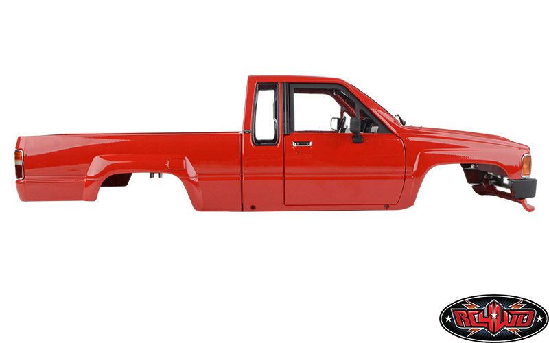 บอดี้แข็ง Z-B0020 : RC4WD ชุดบอดี้ Toyota XtraCab ปี 1987 พร้อมสีสำเร็จ (สีแดง) - Image 3