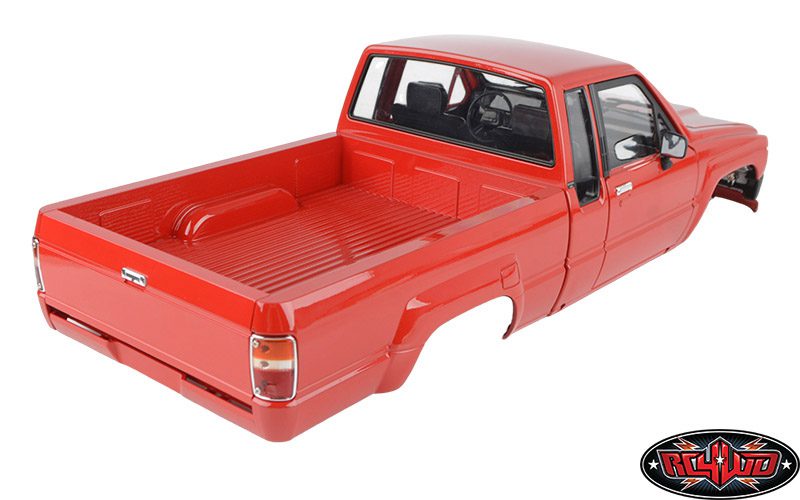 บอดี้แข็ง Z-B0020 : RC4WD ชุดบอดี้ Toyota XtraCab ปี 1987 พร้อมสีสำเร็จ (สีแดง) - Image 4