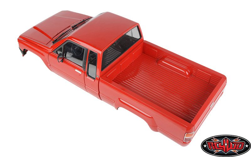 บอดี้แข็ง Z-B0020 : RC4WD ชุดบอดี้ Toyota XtraCab ปี 1987 พร้อมสีสำเร็จ (สีแดง) - Image 6