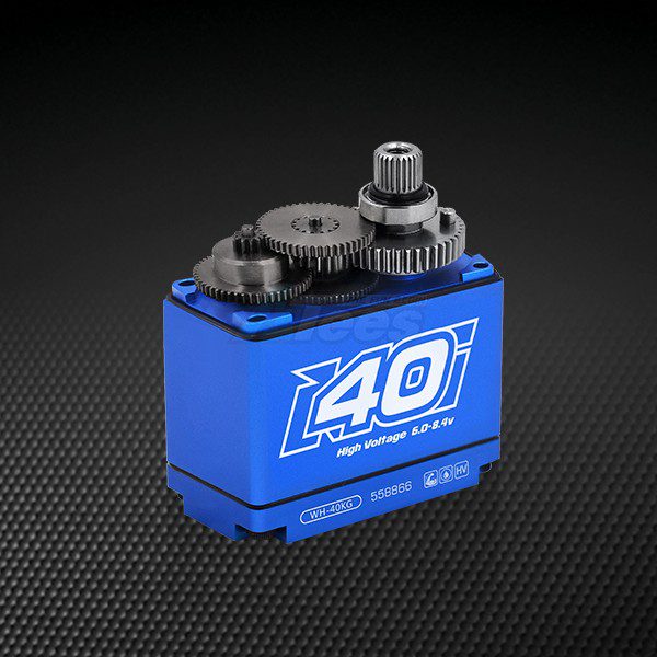 เซอร์โว PH/WH-40KG : เซอร์โวดิจิทัลกันน้ำ Power HD 40KG Coreless เฟืองไทเทเนียม/เหล็ก - Image 2