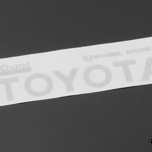 โลโก้ VVV-C0290 : CC Hand แผ่นโลหะตกแต่งด้านท้ายสำหรับ RC4WD 1982 Toyota Pickup