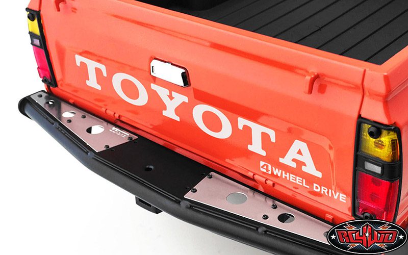 โลโก้ VVV-C0291 : CC Handแผ่นโลหะตกแต่งด้านท้ายสไตล์ Vintage สำหรับ RC4WD 1982 Toyota Pickup / Mojave II สีขาว - Image 2