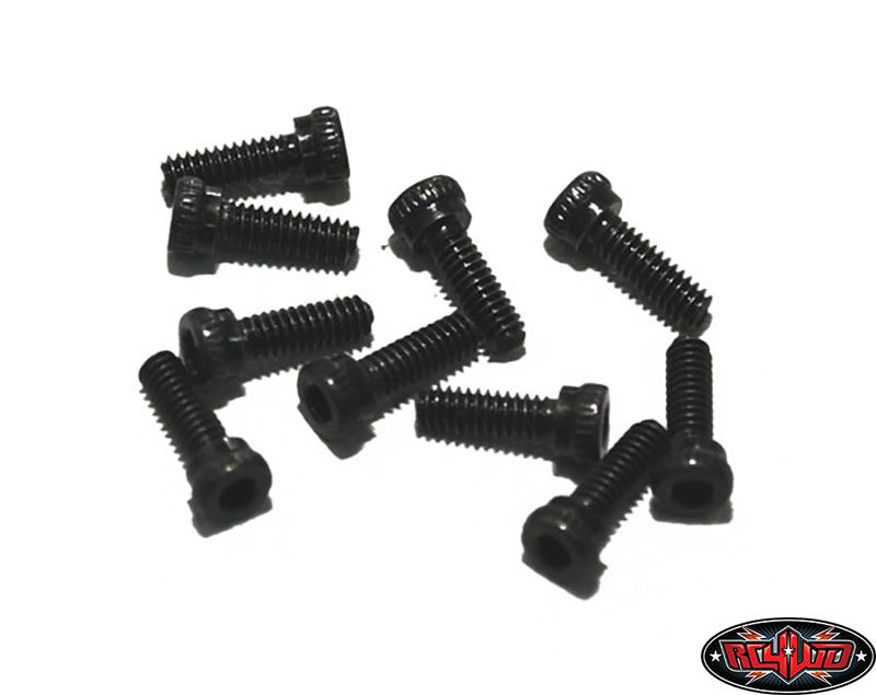 อะไหล่คาน Z-S0611 : RC4WD สกรูหัวจมหกเหลี่ยมเหล็ก M2 × 6 มม. จำนวน 10 ตัว