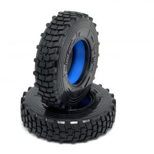 ยาง1.9 BRTR19013-SS-RB :  Boom Racing 1.9" Trophy Classic Scale Crawler Tire Gekko Compound 3.82"x1.0" (97x26mm) (2) w/ Rock Monster™ 1.9" BLUE Foam Insert
