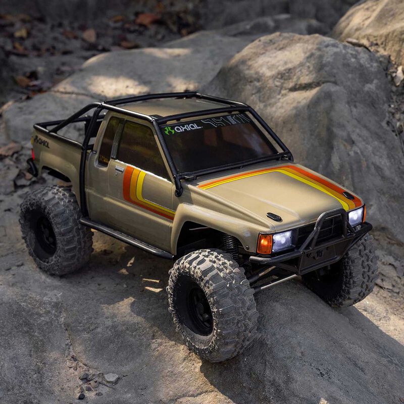 รถสเกลพร้อมเล่น AXI-2062T1 : AXIAL รถสเกล 1/10 SCX10 III 1987 Toyota SR5 4×4 RTR (มอเตอร์ Brushed) สีแทน - Image 31