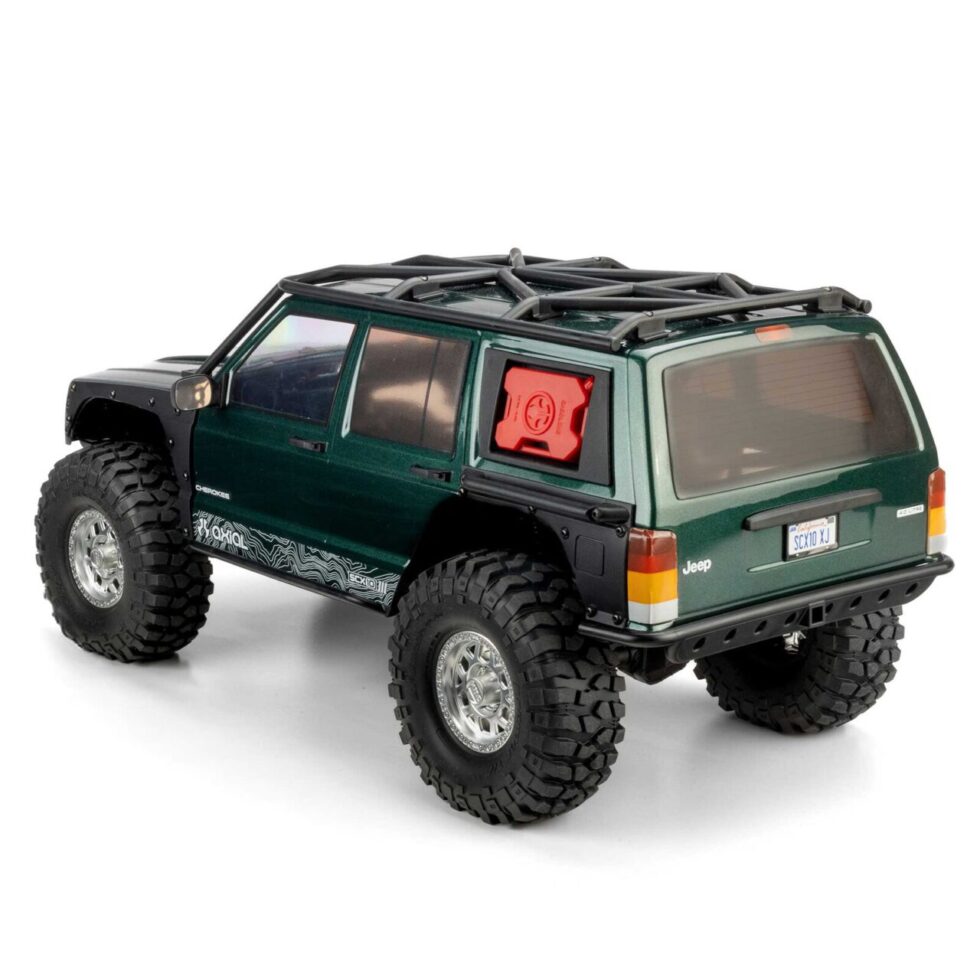 รถสเกลพร้อมเล่น AXI-2037T1 : AXIALSCX10 III Jeep Cherokee XJ 4WD ขนาด 1/10 พร้อมเล่นระบบมอเตอร์แปรงถ่าน สีเขียว - Image 9