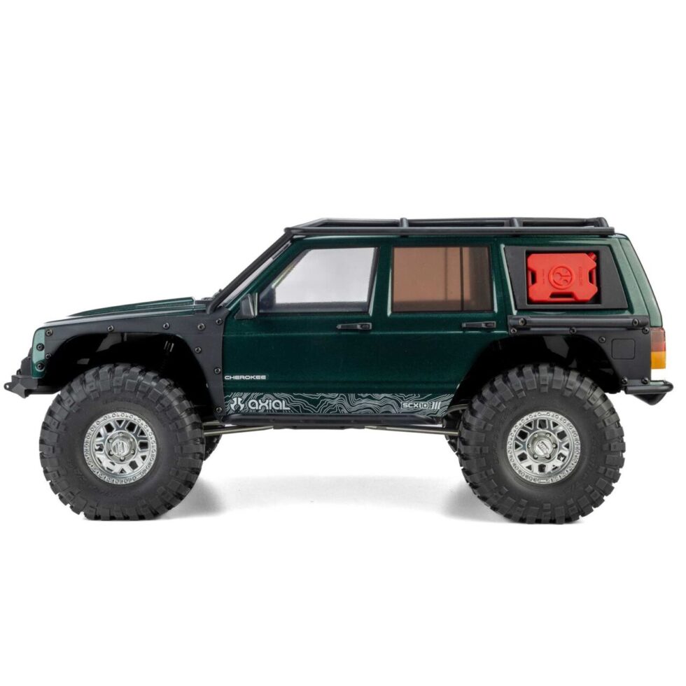 รถสเกลพร้อมเล่น AXI-2037T1 : AXIALSCX10 III Jeep Cherokee XJ 4WD ขนาด 1/10 พร้อมเล่นระบบมอเตอร์แปรงถ่าน สีเขียว - Image 10