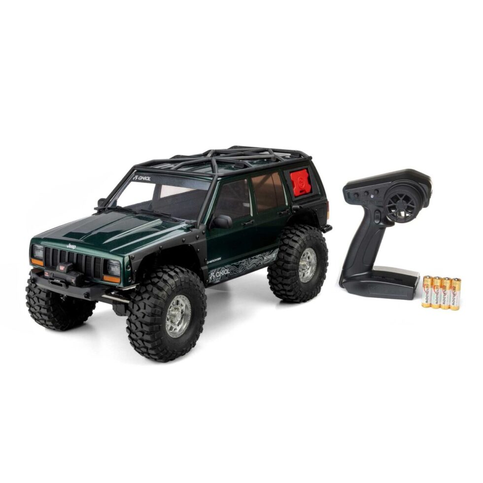 รถสเกลพร้อมเล่น AXI-2037T1 : AXIALSCX10 III Jeep Cherokee XJ 4WD ขนาด 1/10 พร้อมเล่นระบบมอเตอร์แปรงถ่าน สีเขียว - Image 2