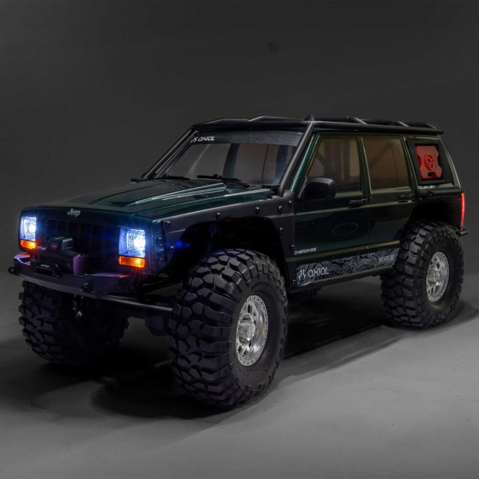 รถสเกลพร้อมเล่น AXI-2037T1 : AXIALSCX10 III Jeep Cherokee XJ 4WD ขนาด 1/10 พร้อมเล่นระบบมอเตอร์แปรงถ่าน สีเขียว - Image 4