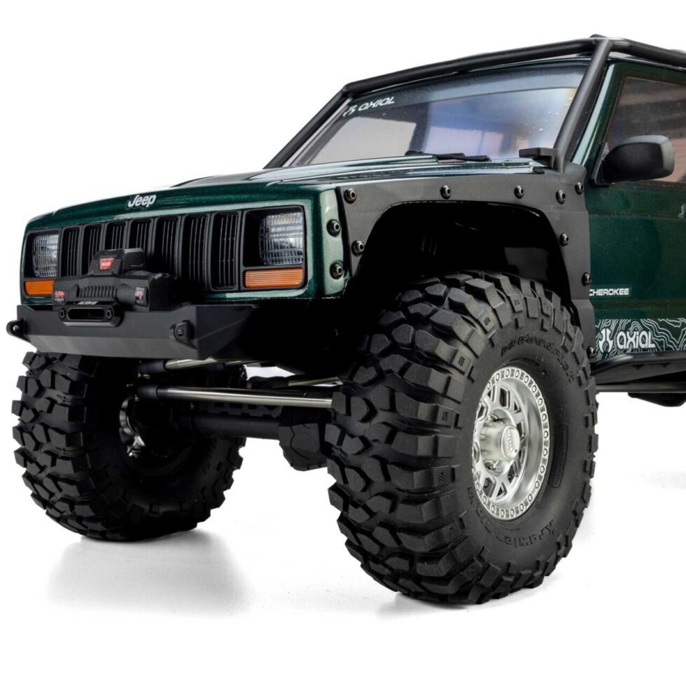 รถสเกลพร้อมเล่น AXI-2037T1 : AXIALSCX10 III Jeep Cherokee XJ 4WD ขนาด 1/10 พร้อมเล่นระบบมอเตอร์แปรงถ่าน สีเขียว - Image 7