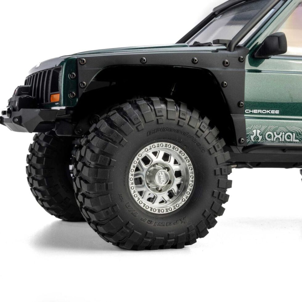 รถสเกลพร้อมเล่น AXI-2037T1 : AXIALSCX10 III Jeep Cherokee XJ 4WD ขนาด 1/10 พร้อมเล่นระบบมอเตอร์แปรงถ่าน สีเขียว - Image 8