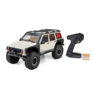 รถสเกลพร้อมเล่น AXI-2037T2 : AXIALSCX10 III Jeep Cherokee XJ 4WD ขนาด 1/10 พร้อมเล่นระบบมอเตอร์แปรงถ่าน สีขาว