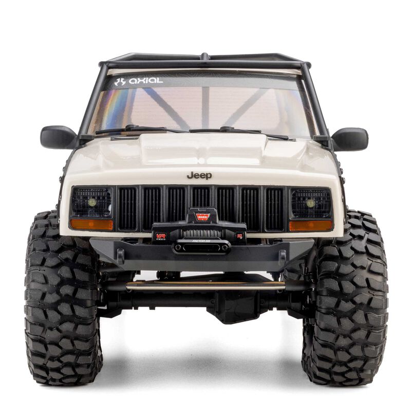 รถสเกลพร้อมเล่น AXI-2037T2 : AXIALSCX10 III Jeep Cherokee XJ 4WD ขนาด 1/10 พร้อมเล่นระบบมอเตอร์แปรงถ่าน สีขาว - Image 4