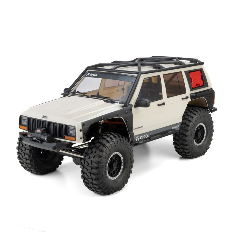 รถสเกลพร้อมเล่น AXI-2037T2 : AXIALSCX10 III Jeep Cherokee XJ 4WD ขนาด 1/10 พร้อมเล่นระบบมอเตอร์แปรงถ่าน สีขาว - Image 3