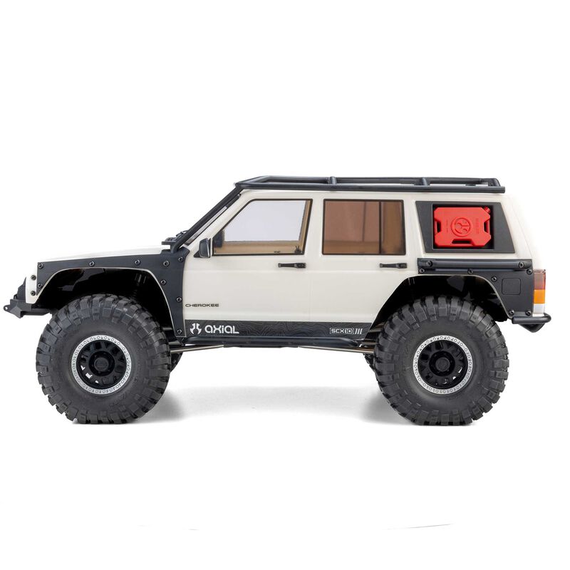 รถสเกลพร้อมเล่น AXI-2037T2 : AXIALSCX10 III Jeep Cherokee XJ 4WD ขนาด 1/10 พร้อมเล่นระบบมอเตอร์แปรงถ่าน สีขาว - Image 2