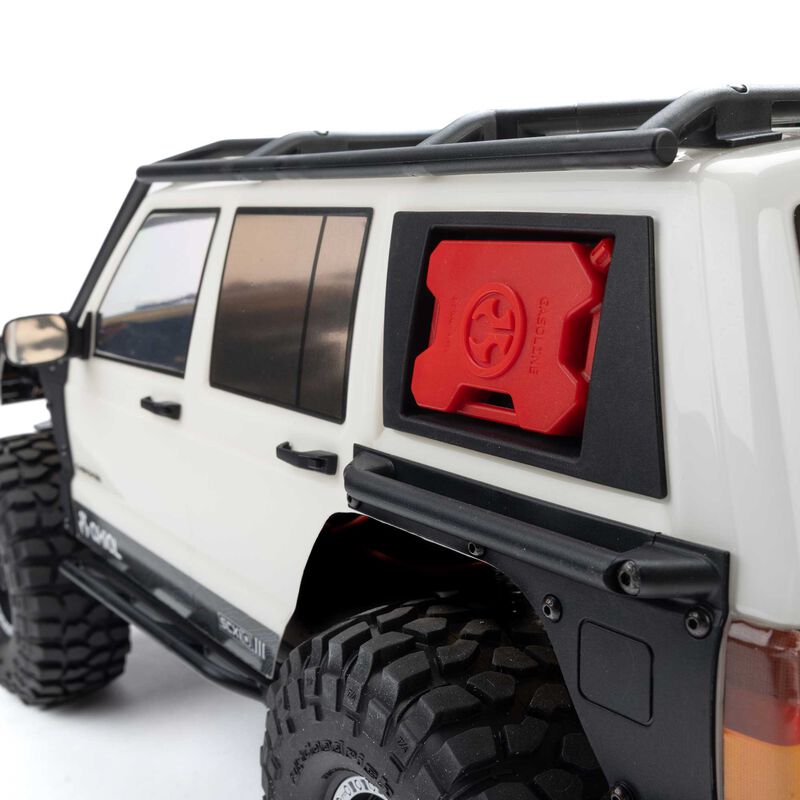 รถสเกลพร้อมเล่น AXI-2037T2 : AXIALSCX10 III Jeep Cherokee XJ 4WD ขนาด 1/10 พร้อมเล่นระบบมอเตอร์แปรงถ่าน สีขาว - Image 8